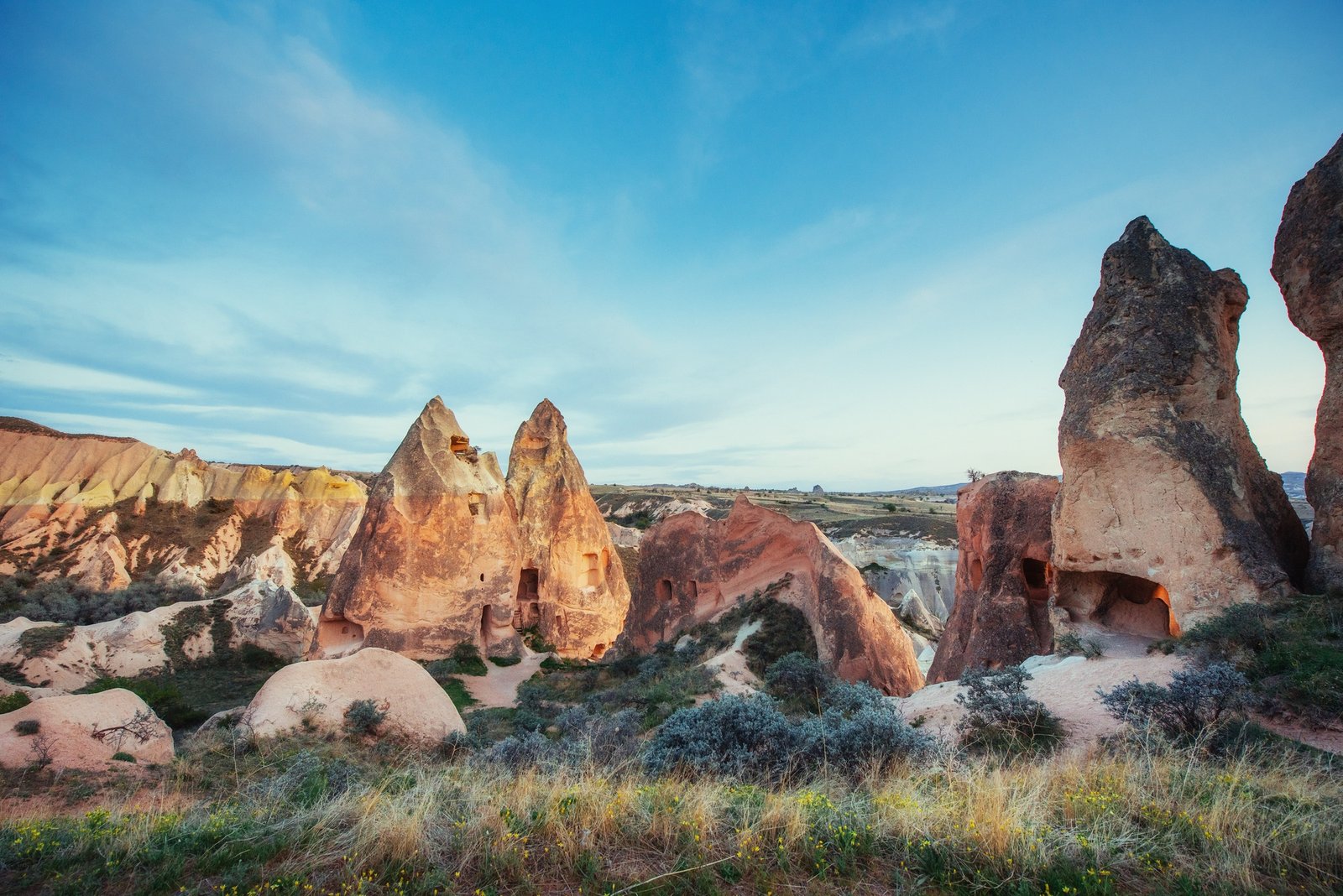 Review unique geological formations in Cappadocia, Turkey. Kappa